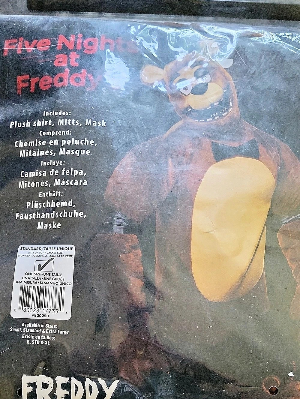 Rubies Five Nights at Freddy's Freddy Adult Costume Brown & Yellow